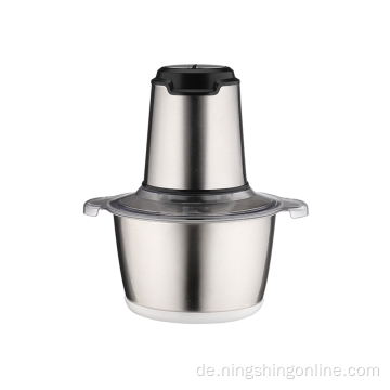 Mini-Fleischwolf 2L 300W Elektromotor Handzerkleinerer Küchenmaschine